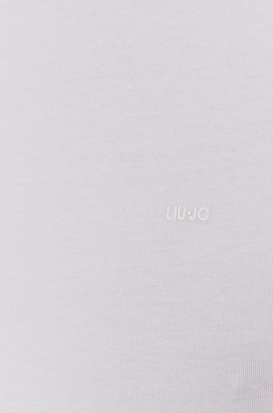 Μπλουζάκι Liu Jo M000P204SHORTLOGO λευκό