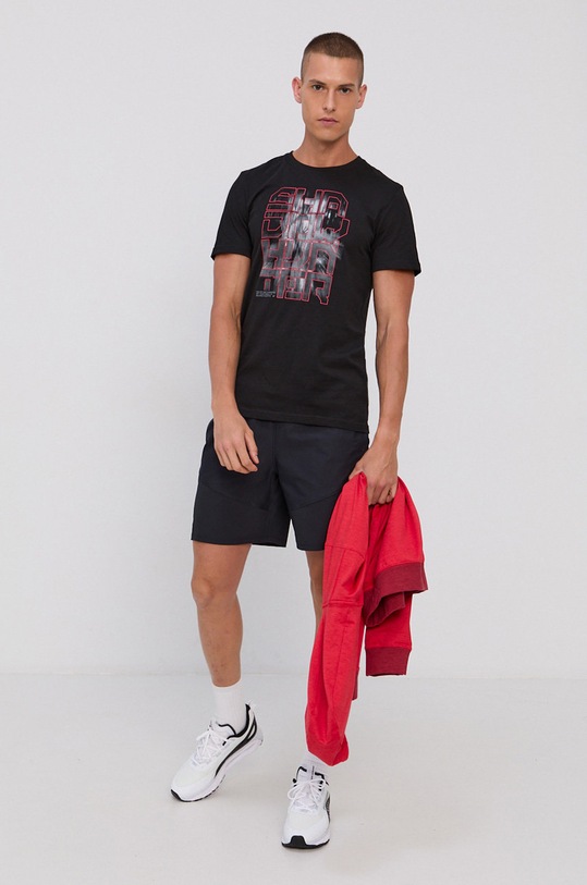 Tričko 4F potlač čierna D4L21.TSM207