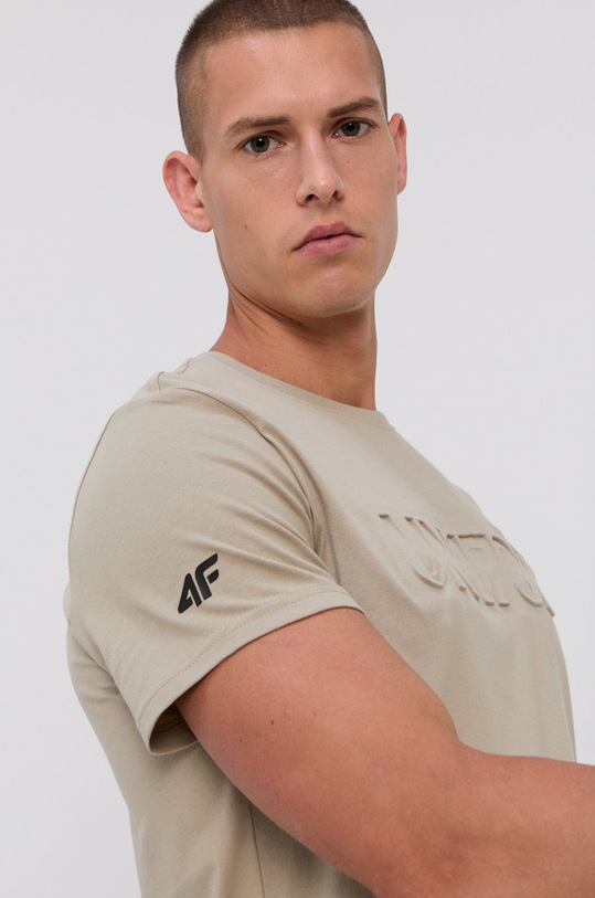 Bavlnené tričko 4F zelená D4L21.TSM211