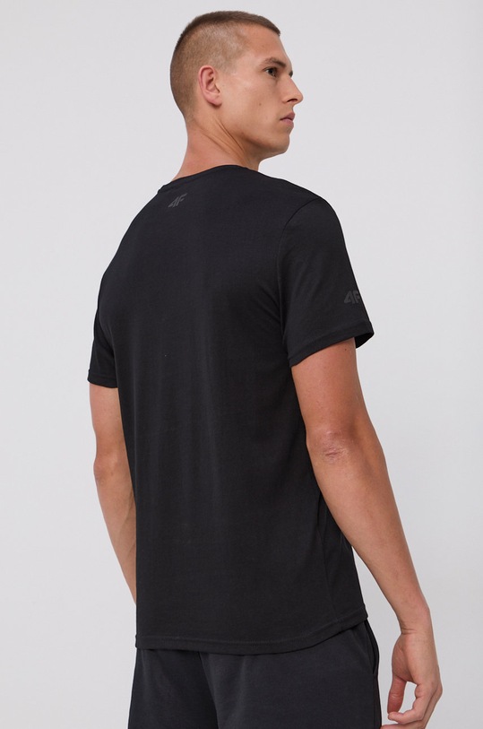 Îmbrăcăminte 4F Tricou din bumbac D4L21.TSM211 negru