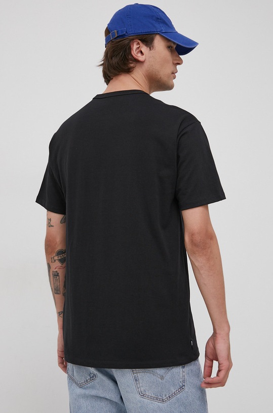 Odzież Vans T-shirt bawełniany VN0A49R7BLK1 czarny