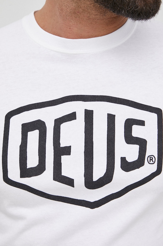 Deus Ex Machina t-shirt bawełniany T.DMW41808E biały