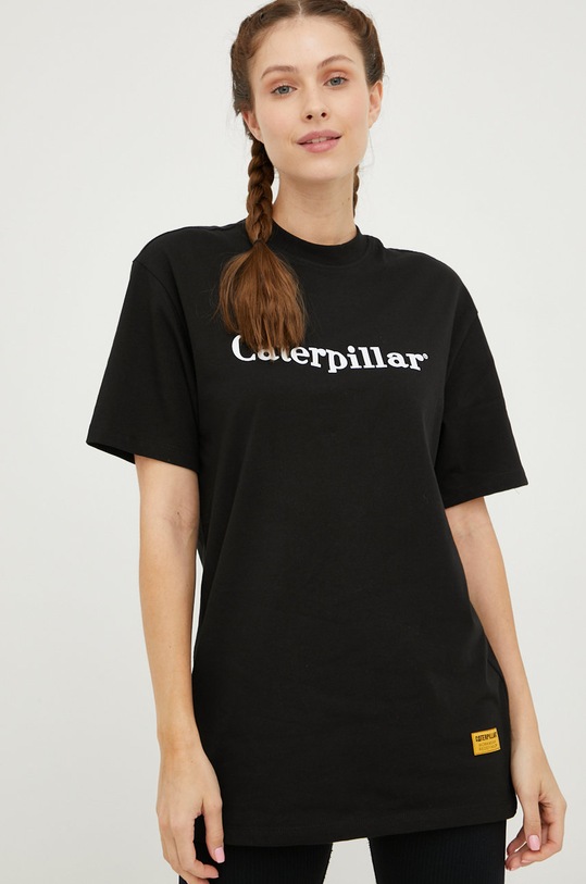 Odzież Caterpillar T-shirt bawełniany 2511865.10158 czarny