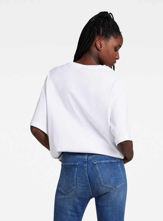 G-Star T-shirt bawełniany D21684.C336 biały D21684.C336