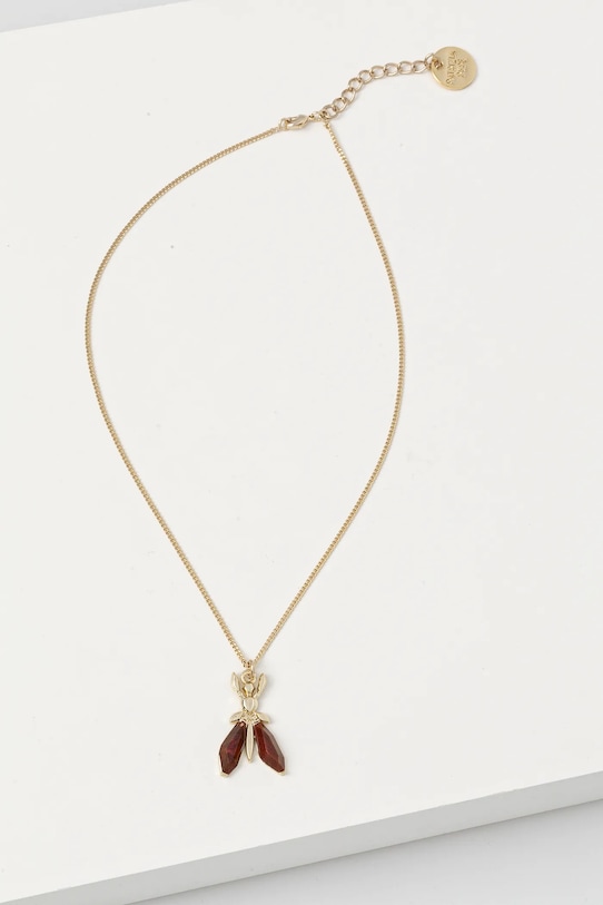 Колие Patrizia Pepe червен CJ9339.M006