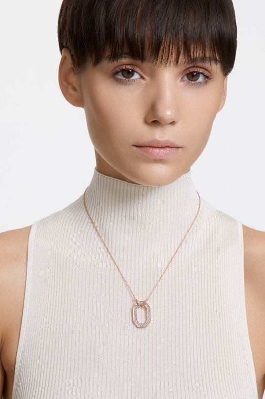 Swarovski naszyjnik złoty 5642389
