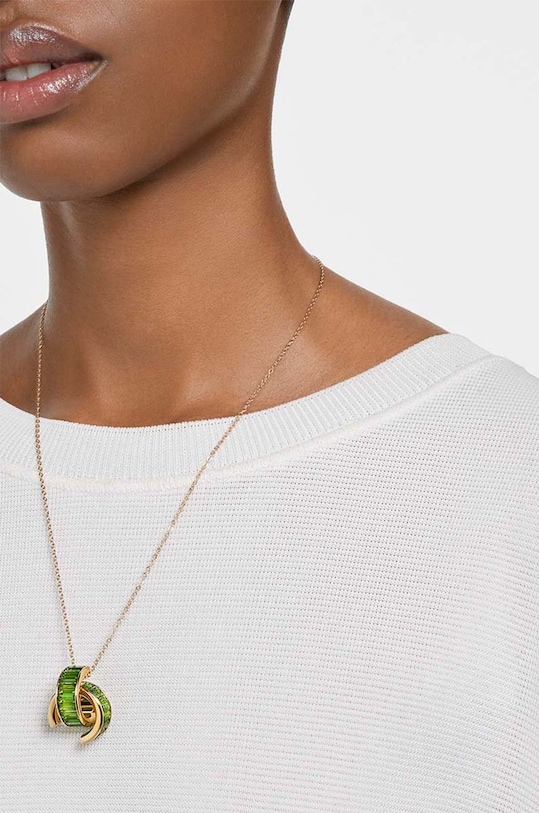 Náhrdelník Swarovski zelená 5639629