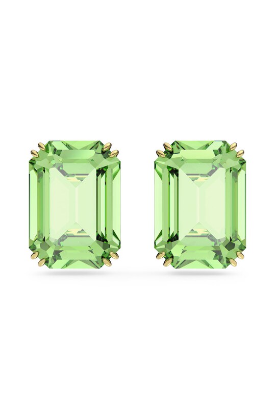 Náušnice Swarovski zelená 5638489