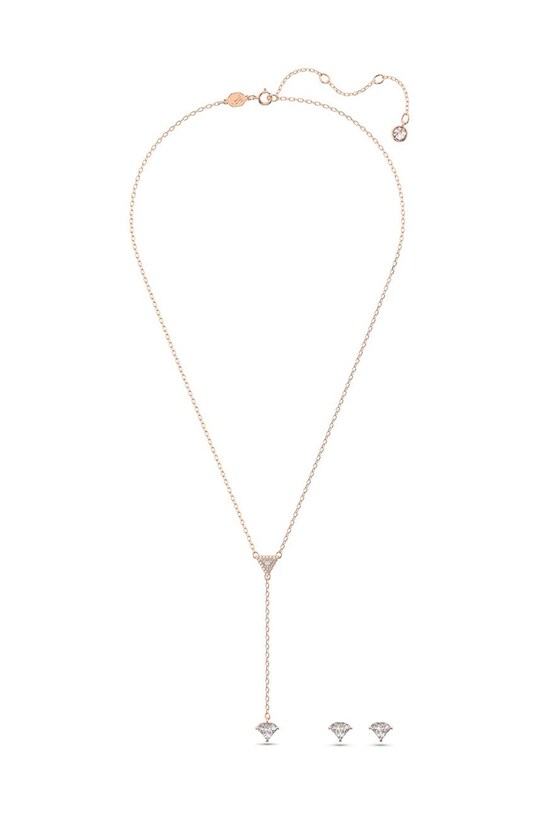Ogrlica in uhani Swarovski 5643730 srebrna AW22