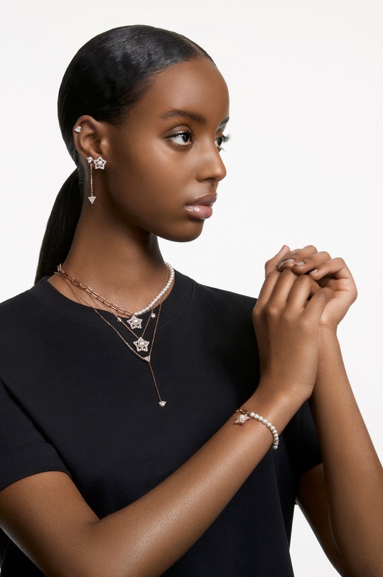 Swarovski naszyjnik 5645463 złoty