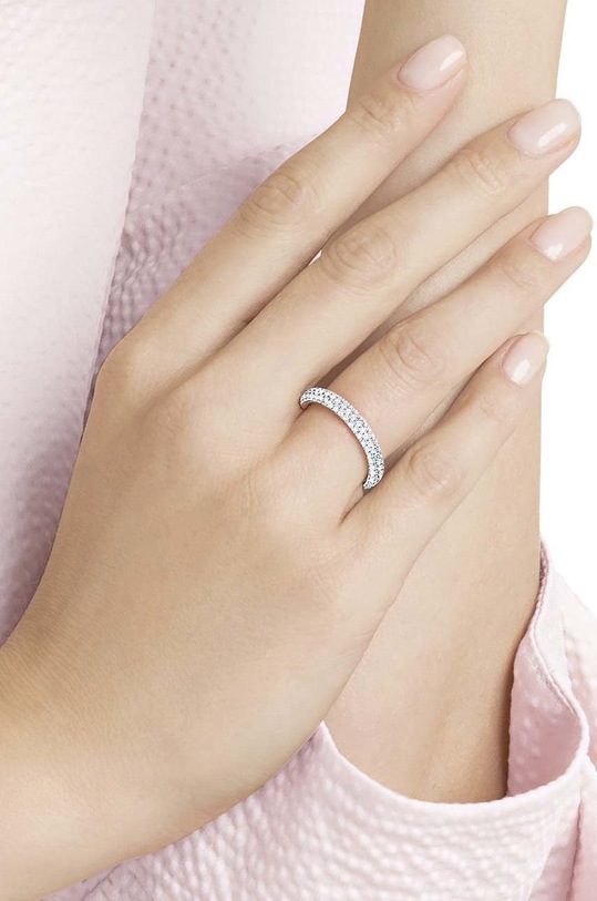 Akcesoria Swarovski pierścionek STONE 5402438 srebrny