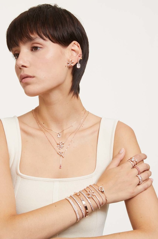 Prstýnek Swarovski Constella 5640973 zlatá