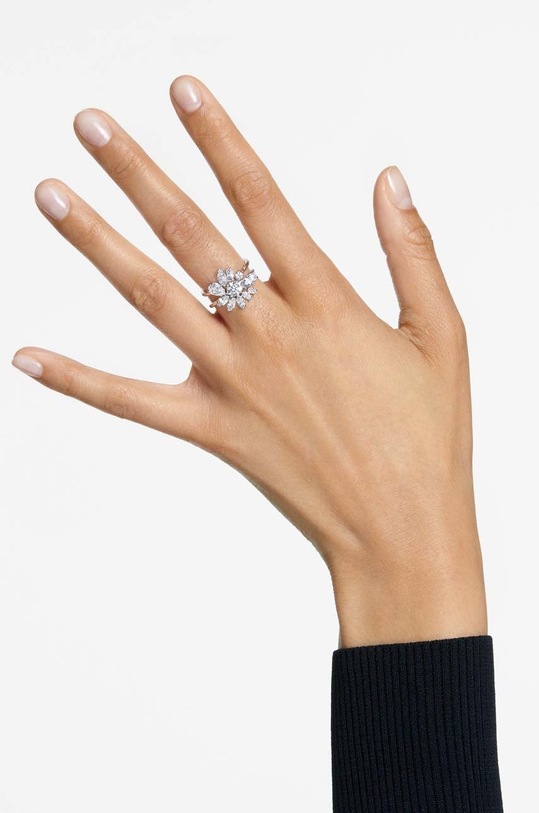 Akcesoria Swarovski pierścionek Gema 5644665 srebrny