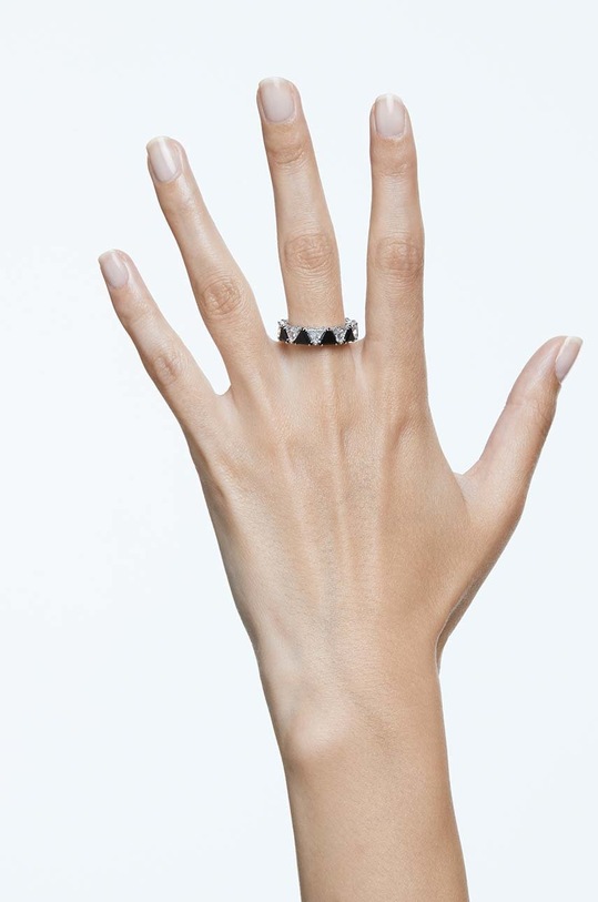 Δαχτυλίδι Swarovski Ortyx 5620672 μαύρο