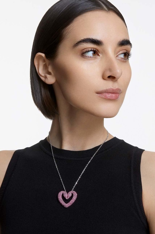 Swarovski nyaklánc 5631931 UNA rózsaszín 5631931
