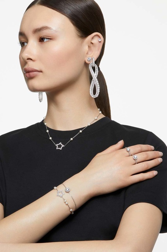 Prstan Swarovski Constella 5636267 srebrna