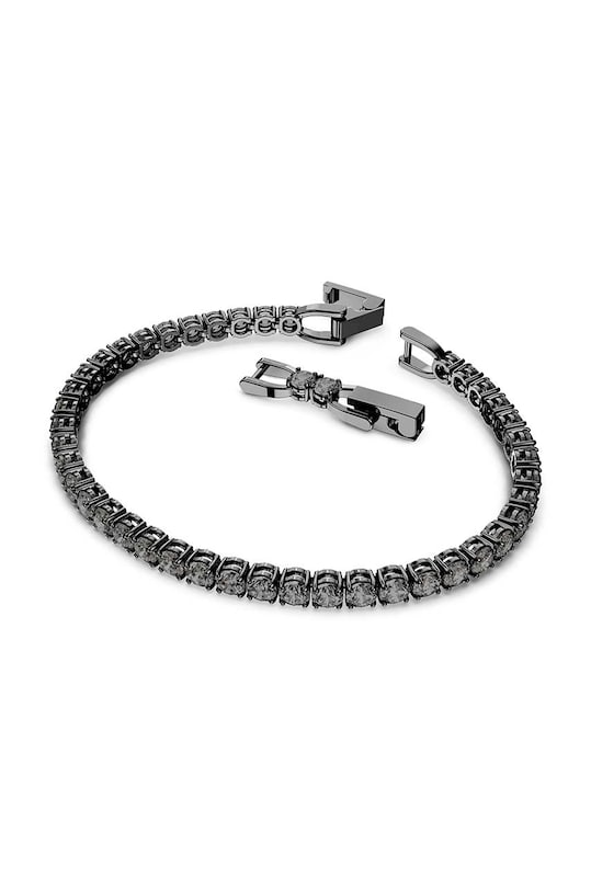 Swarovski bratara Tennis Deluxe 5514655 negru AW22
