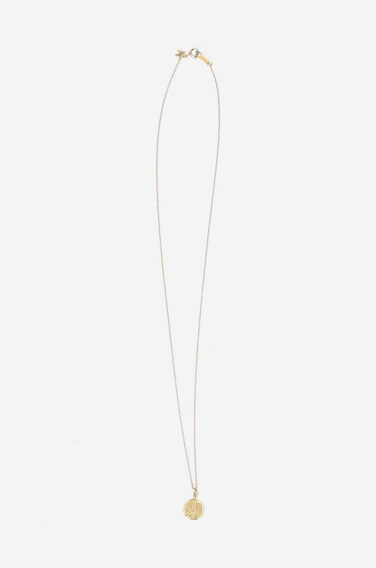 Кольє зі срібла з позолотою Needles Pendant срібло золотий LQ010.PEACE