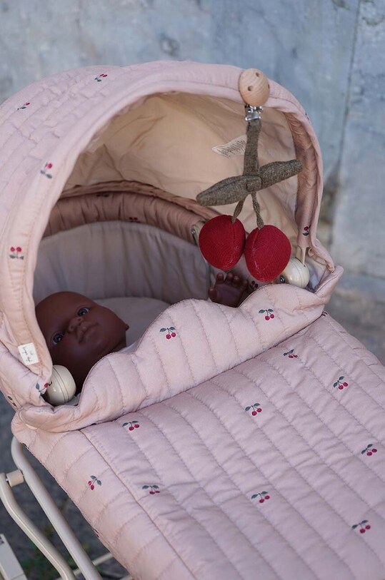 Kočárek pro panenky Konges Sløjd DOLL PRAM béžová KS3564