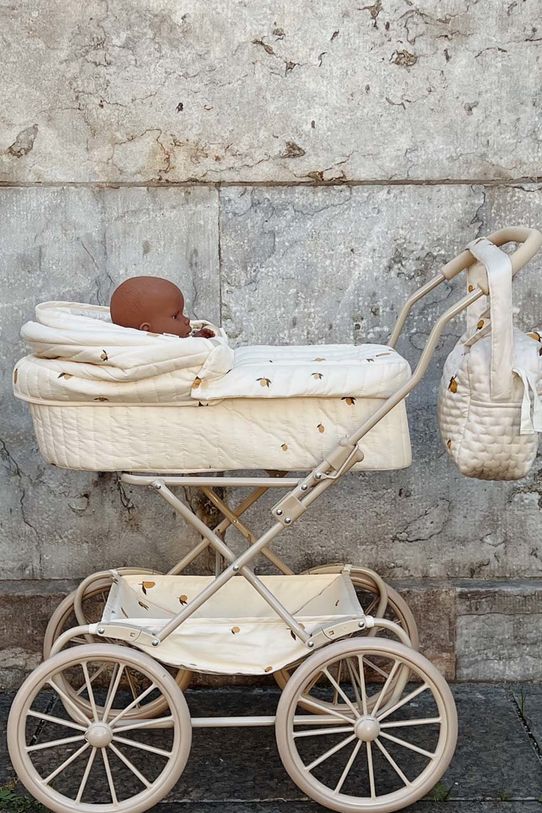 Καροτσάκι για κούκλες Konges Sløjd DOLL PRAM μπεζ KS3564