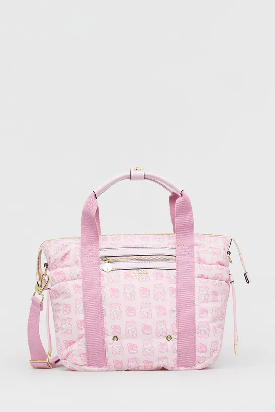 Guess borsa da passeggino con fasciatoio rosa H2YZ03.WEU70