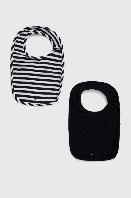 Tommy Hilfiger śliniak niemowlęcy 2-pack 2-pack granatowy KN0KN01548.9BYY