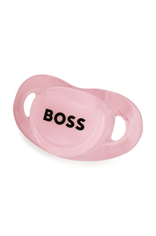 BOSS smoczek niemowlęcy różowy J90P20.K