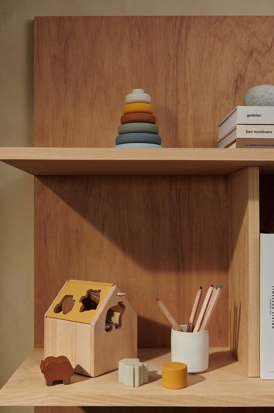 Chłopiec Liewood zabawka drewniana dla dzieci Ludwig LW15076 beżowy