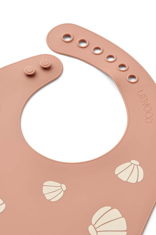 Liewood śliniak niemowlęcy Tilda 2-pack LW15128 pomarańczowy AA00