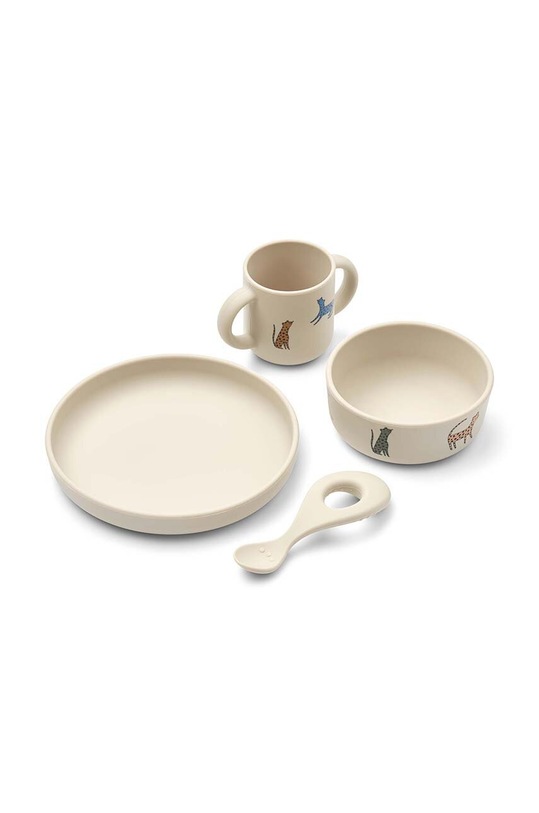 Jedálenská súprava pre deti Liewood Vivi béžová LW15135