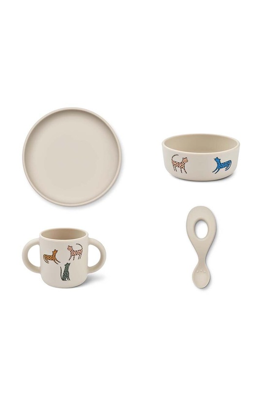 Jedálenská súprava pre deti Liewood Vivi LW15135 béžová AA00