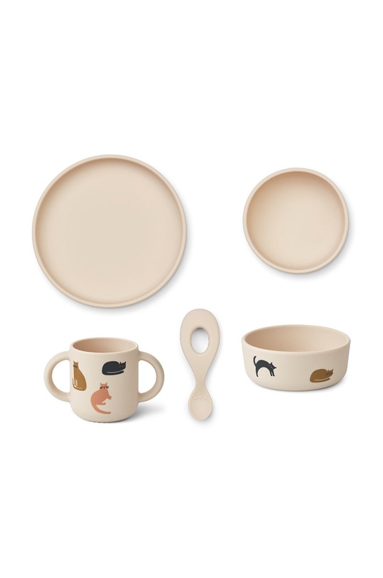 Liewood zestaw obiadowy dla dzieci Vivi beżowy LW15135