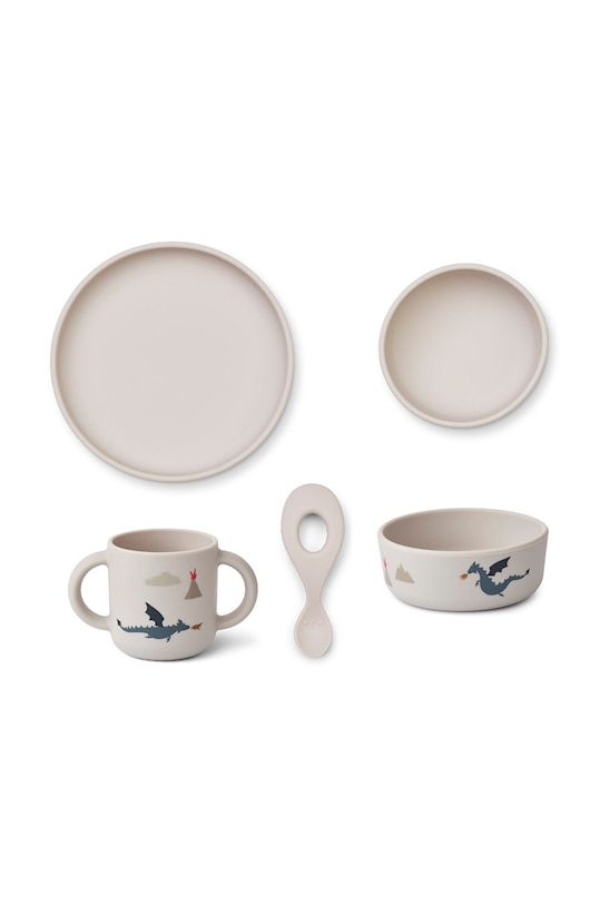 Liewood zestaw obiadowy dla dzieci Vivi beżowy LW15135