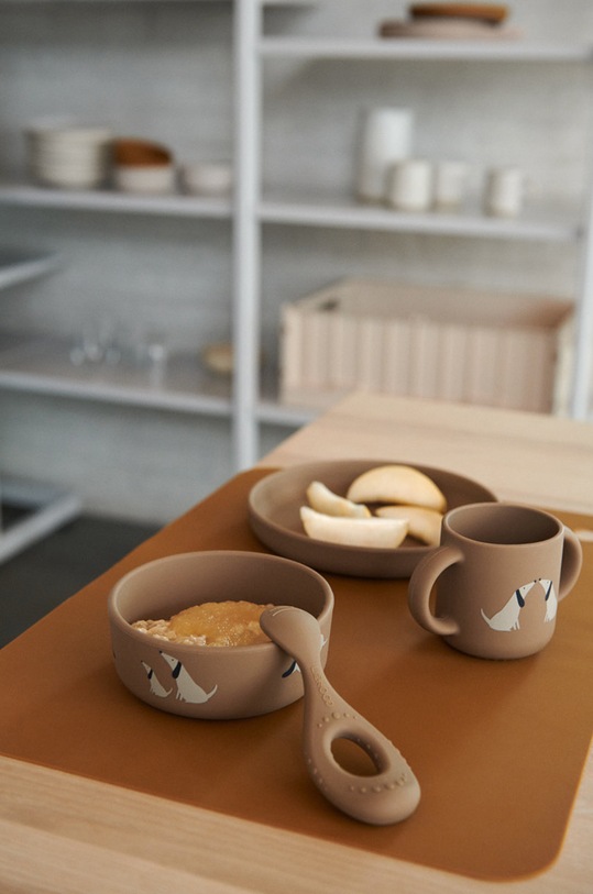 Liewood zestaw obiadowy dla dzieci Vivi LW15135 beżowy AA00