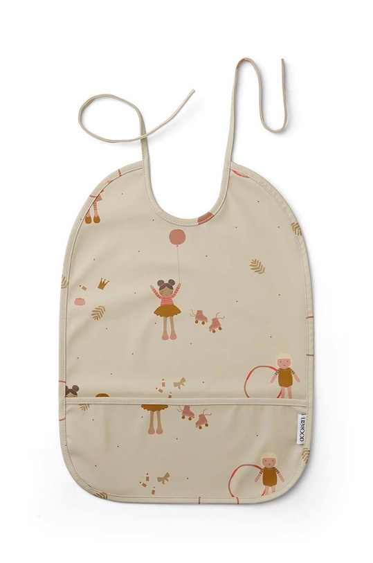 Liewood śliniak niemowlęcy Lai LW12358 beżowy AW24