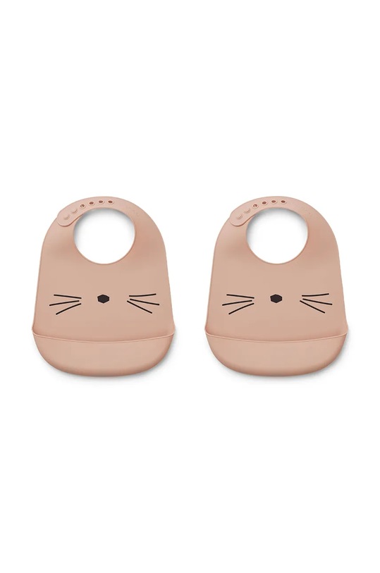 Βρεφική σαλιάρα Liewood Tilda 2-pack 2-pack ροζ LW12711