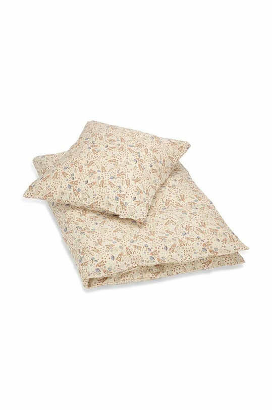 Konges Sløjd lenjerie de pat din bumbac pentru copii BABY BEDDING GOTS 70X100 albastru KS3928