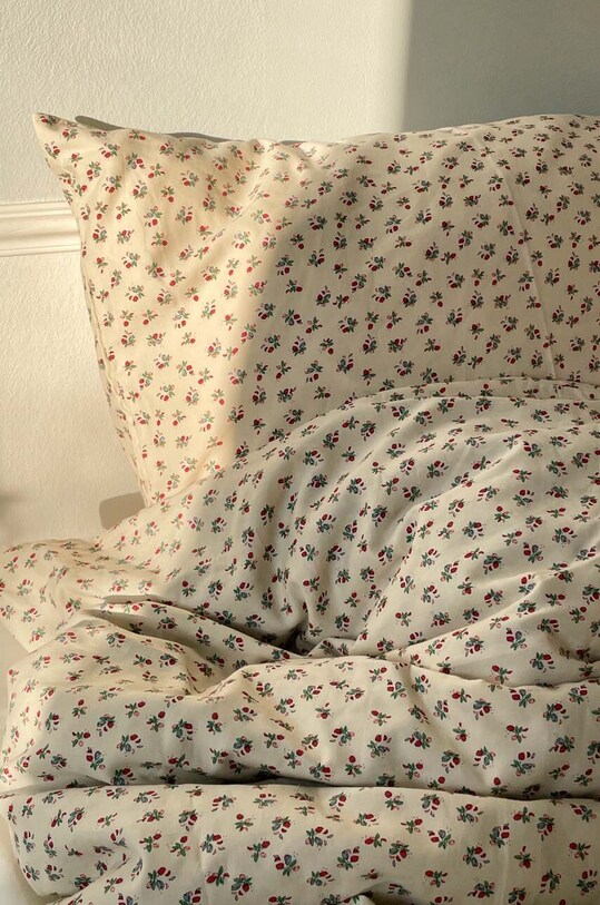 Konges Sløjd pościel bawełniana dla dzieci BABY BEDDING GOTS 70X100 beżowy KS3928