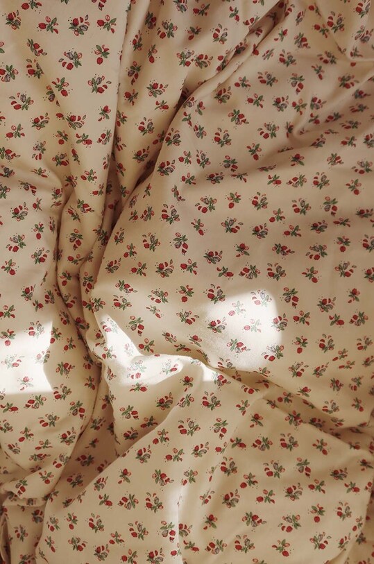 Konges Sløjd pościel bawełniana dla dzieci BABY BEDDING GOTS 70X100 beżowy KS3928