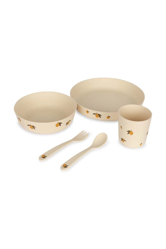 Dječji set posuđa Konges Sløjd PLA DINNER SETS bež KS4240