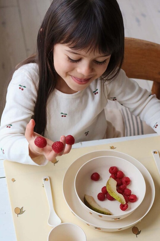 Обідній набір для дітей Konges Sløjd PLA DINNER SETS KS4240 бежевий