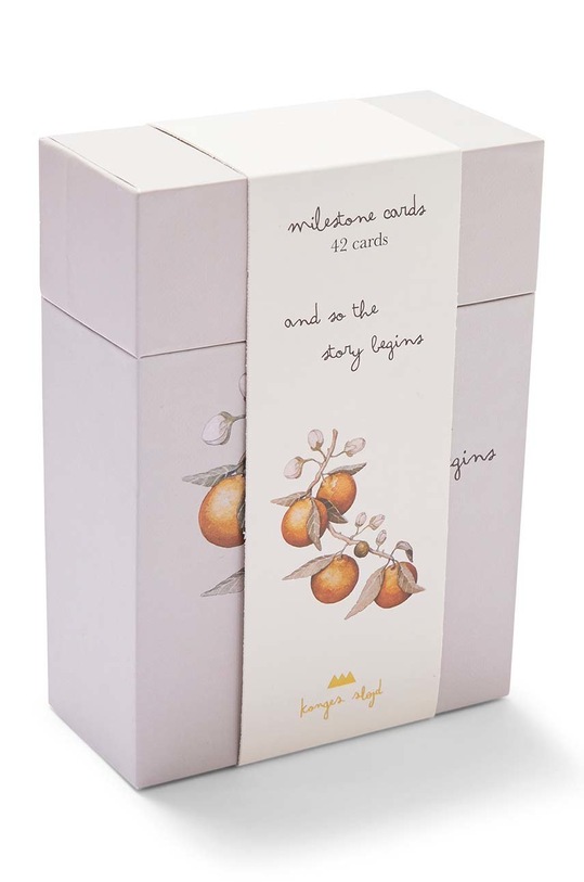 Set kartica za bilježenje napretka djeteta Konges Sløjd MILESTONES KS1660 šarena AW22