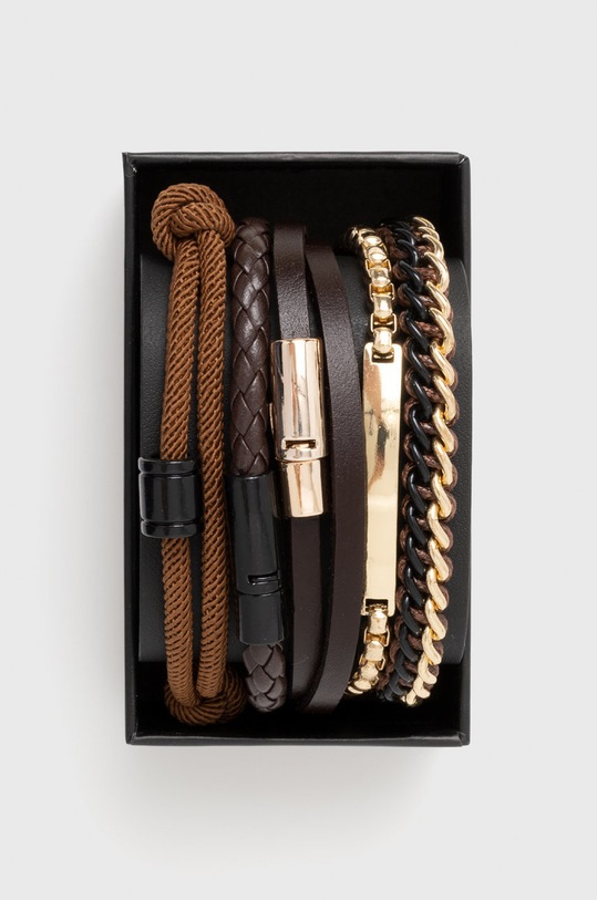 Náramek Aldo Maldini ( 5-pak) hnědá MALDINI.200