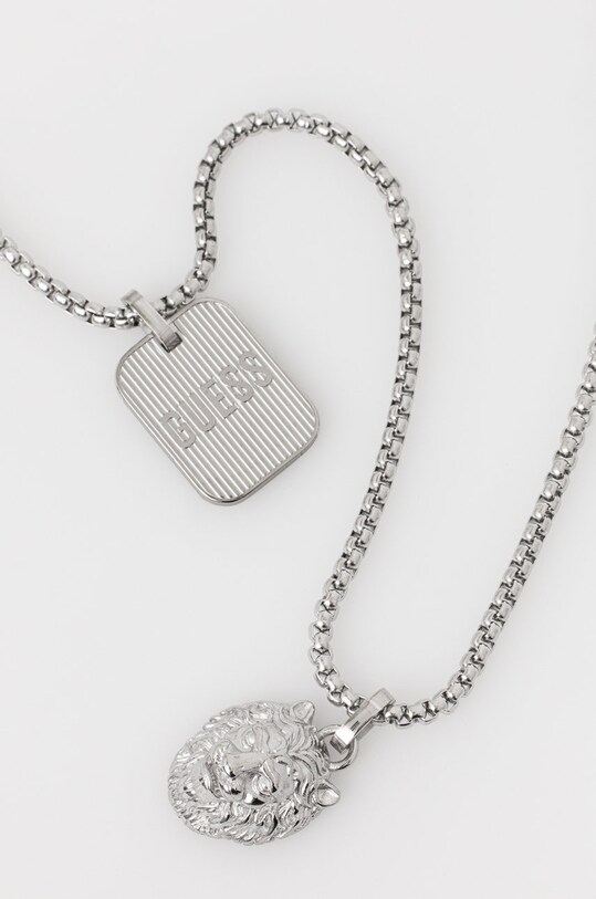 Guess colier JUMN01.300JW argintiu AW22