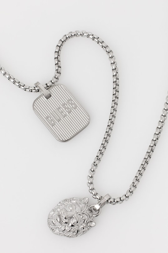 Guess colier JUMN01.300JW argintiu AW22
