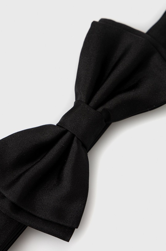 BOSS papion de mătase 50480280 negru AW22