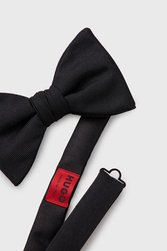 HUGO papion de mătase 50468400 negru SS24