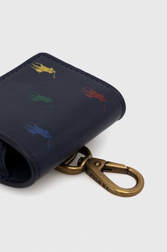 Akcesoria Polo Ralph Lauren pokrowiec na airpods skórzany 405880716001 granatowy