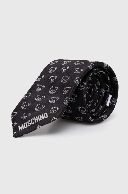 Moschino cravata de matase negru M5176.55061