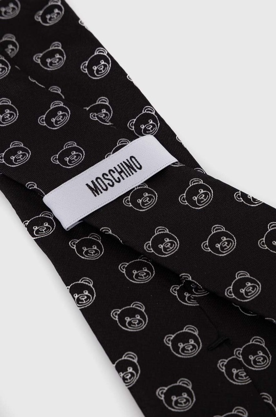 Moschino cravata de matase M5176.55061 negru AW24